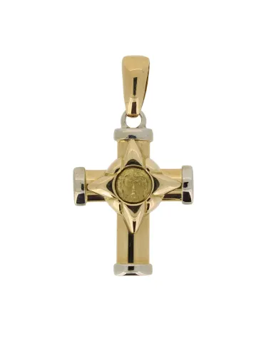 18CT T/T CRUCIFIX 509