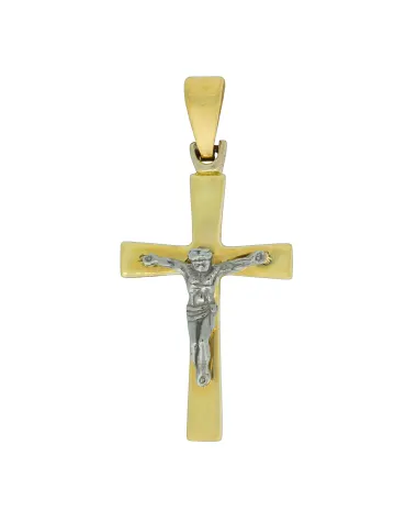 18CT T/T CRUCIFIX