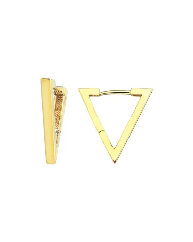 9CT Y/G TRIANGLE HUG 2mm/10mm