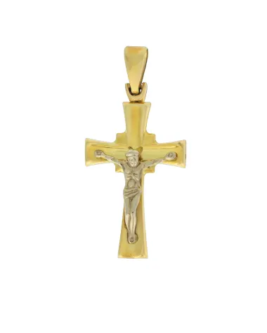 18CT TT CRUCIFIX 18m x 32m