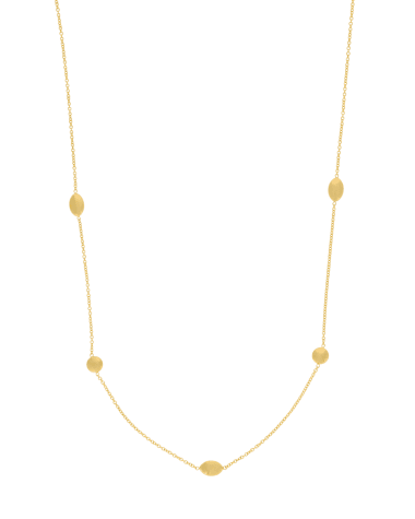 9CT Y/G OVAL NKLT 1.00mm/45cm