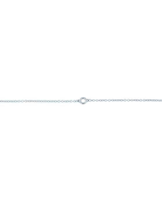 18CT W/G ADJ SNGL DBTM 5pt