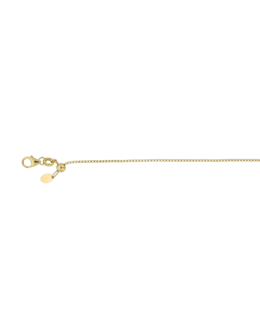 18CT Y/G EXT FRANCO 1.30m/47cm