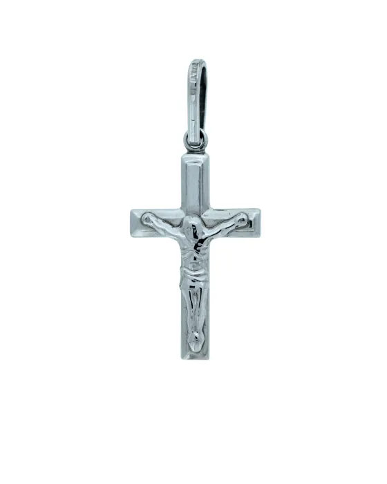 9CT W/G CRUCIFIX 501