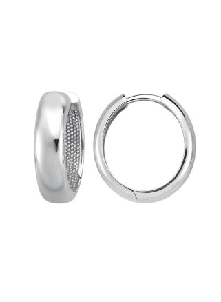 9CT W/G HUGGIES 5mm/12mm